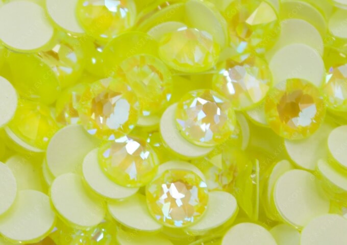 Crystalline De'Light Yellow Neon Xirius Rose 2088