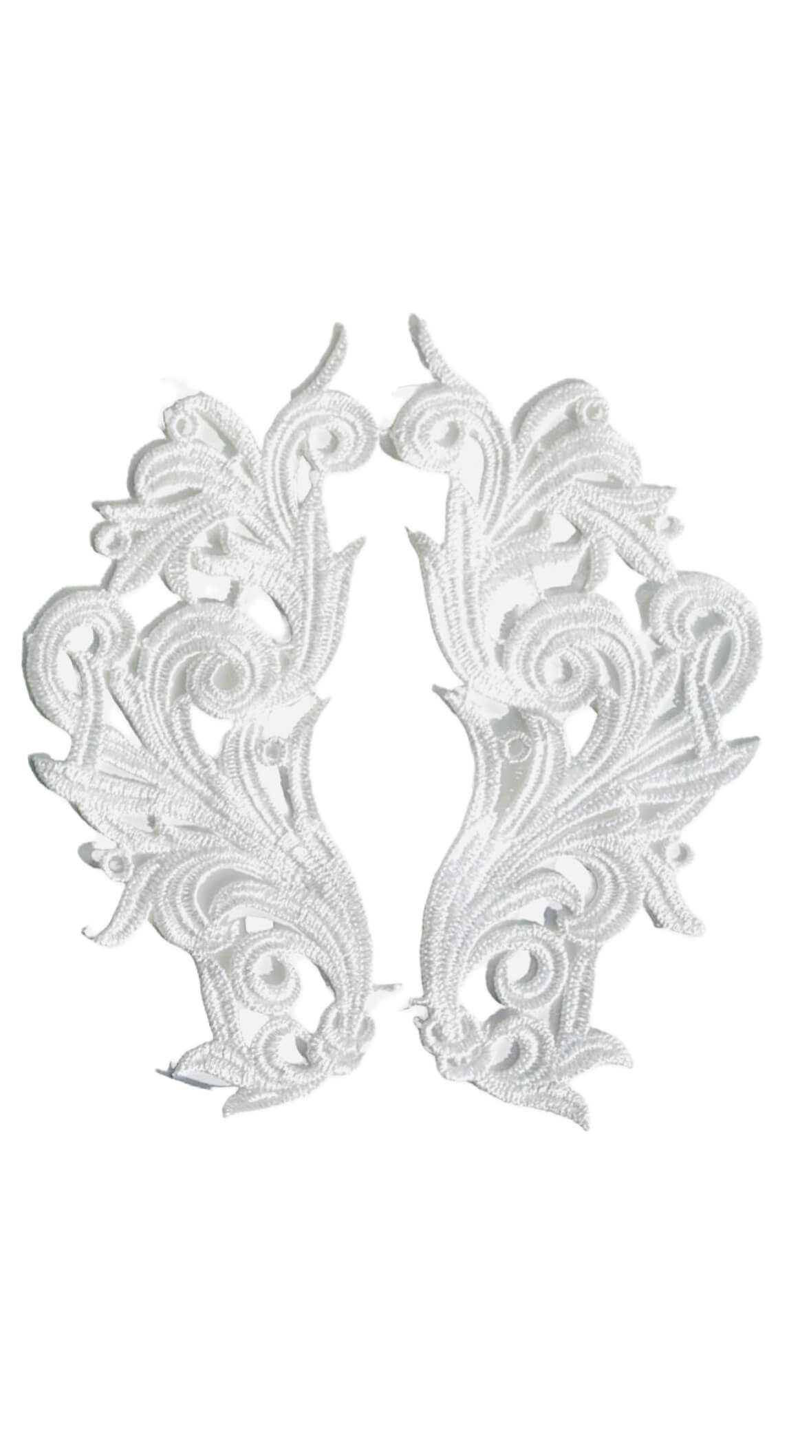 Мереживний лейс White 22х10см №26