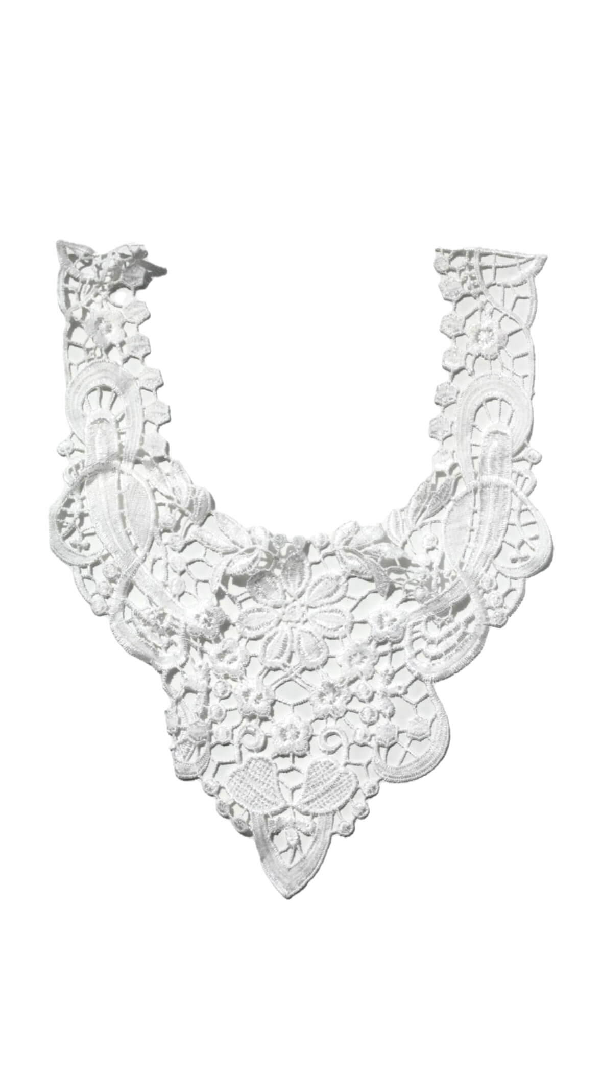 Мереживний лейс White 40х29см №14